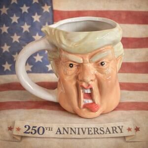 Donald Trump Face Mug Ceramic Political Character Cup Novelty